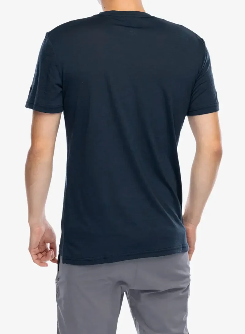 Preţ Tricou lana merinos Super.natural Carabineri Tee - blueberry/vapor grey