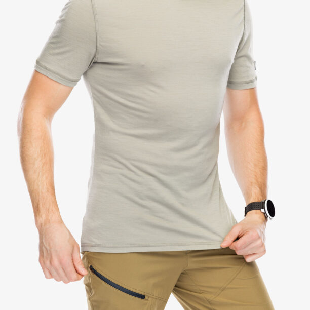 Cumpăra Tricou lana merinos Super.natural Sierra140 Tee - dried sage