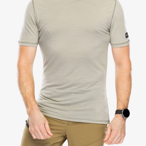 Tricou lana merinos Super.natural Sierra140 Tee - dried sage