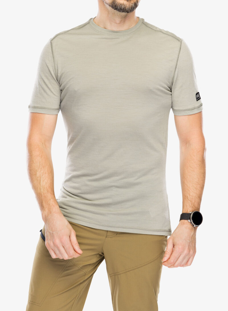 Tricou lana merinos Super.natural Sierra140 Tee - dried sage