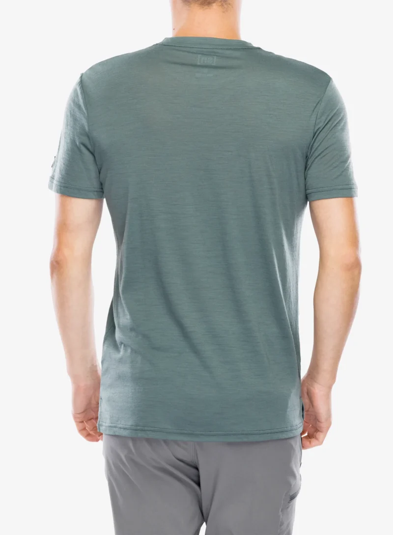 Tricou lana merinos Super.natural Sn Sailor Tee - b.green/jet black/icy ice preţ