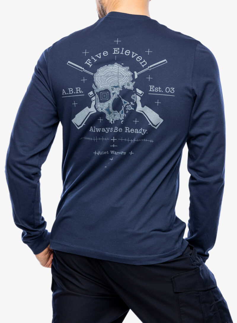 Tricou maneca lunga 5.11 Quiet Warrior L/S Tee - pacific navy preţ