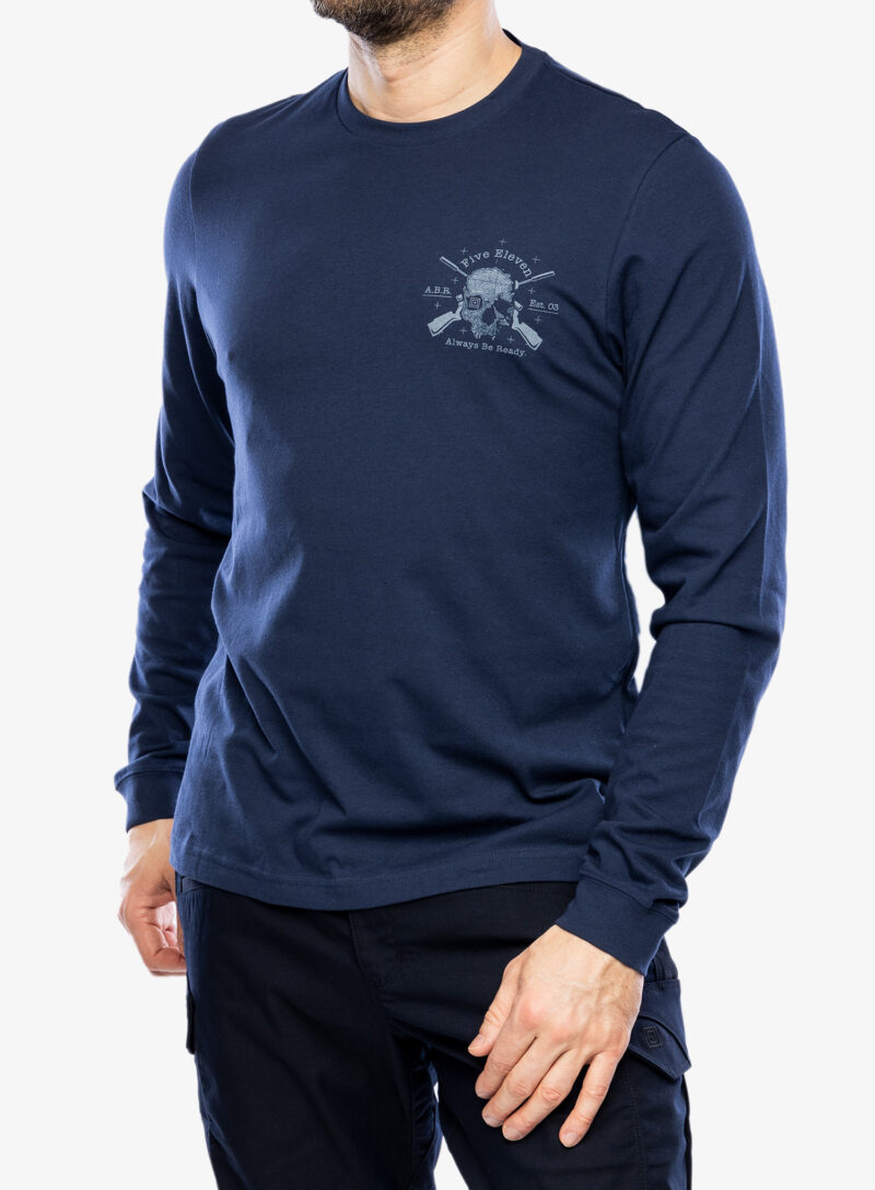 Cumpăra Tricou maneca lunga 5.11 Quiet Warrior L/S Tee - pacific navy