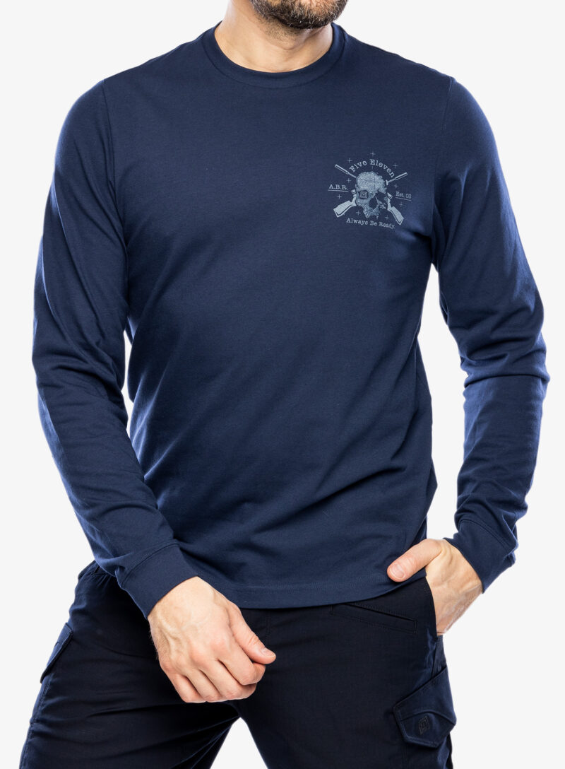 Tricou maneca lunga 5.11 Quiet Warrior L/S Tee - pacific navy