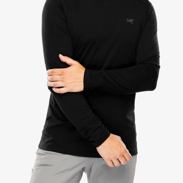 Cumpăra Tricou maneca lunga Arcteryx Ionia Merino Wool LS - black