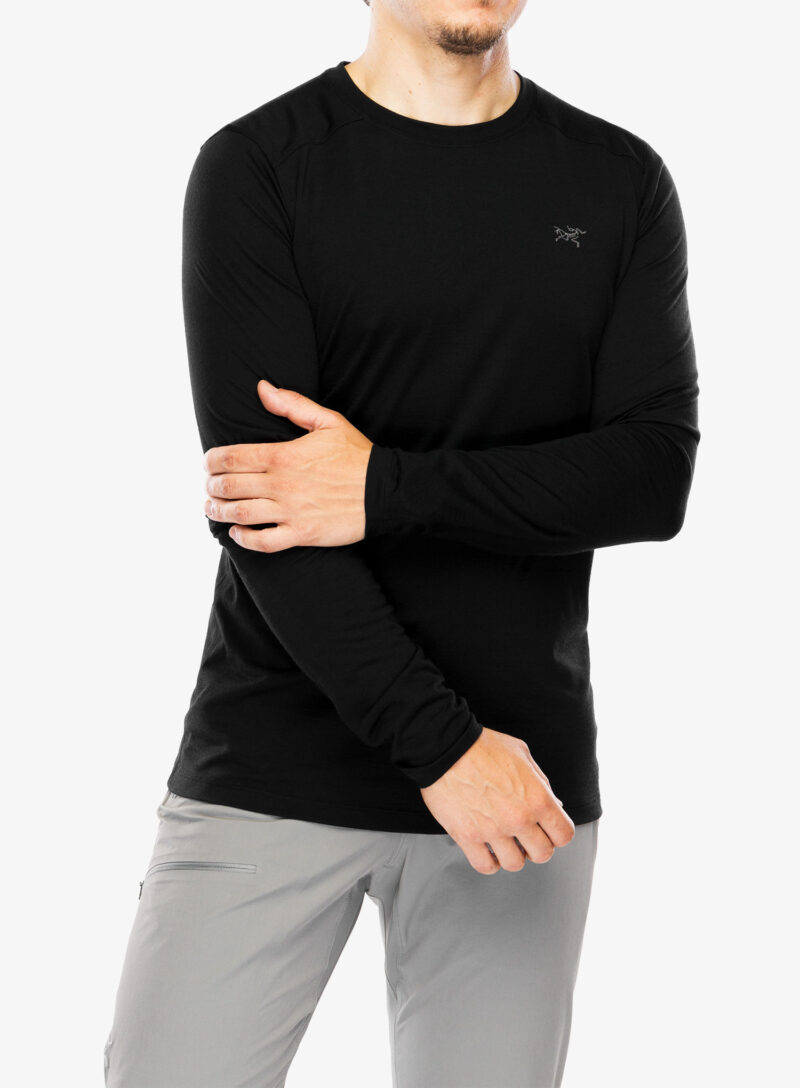 Cumpăra Tricou maneca lunga Arcteryx Ionia Merino Wool LS - black