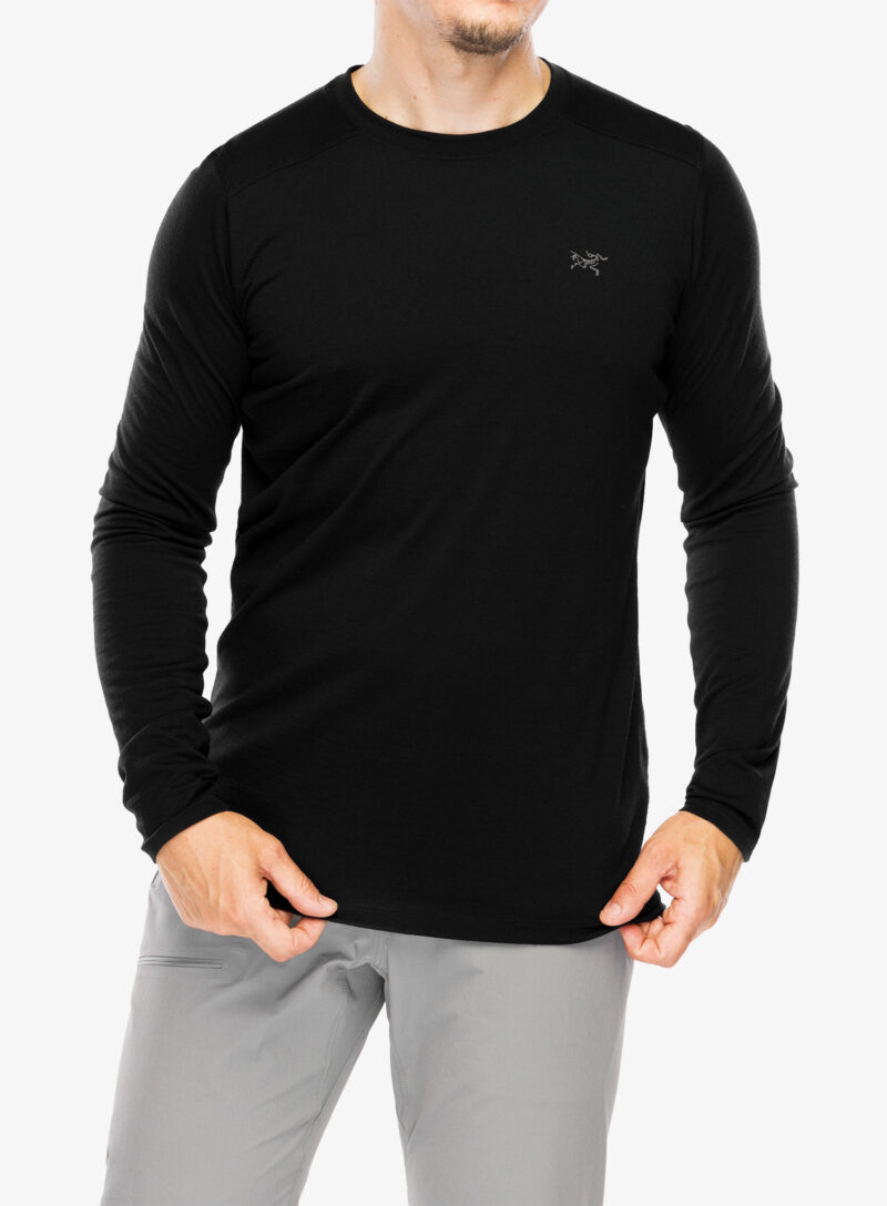 Tricou maneca lunga Arcteryx Ionia Merino Wool LS - black