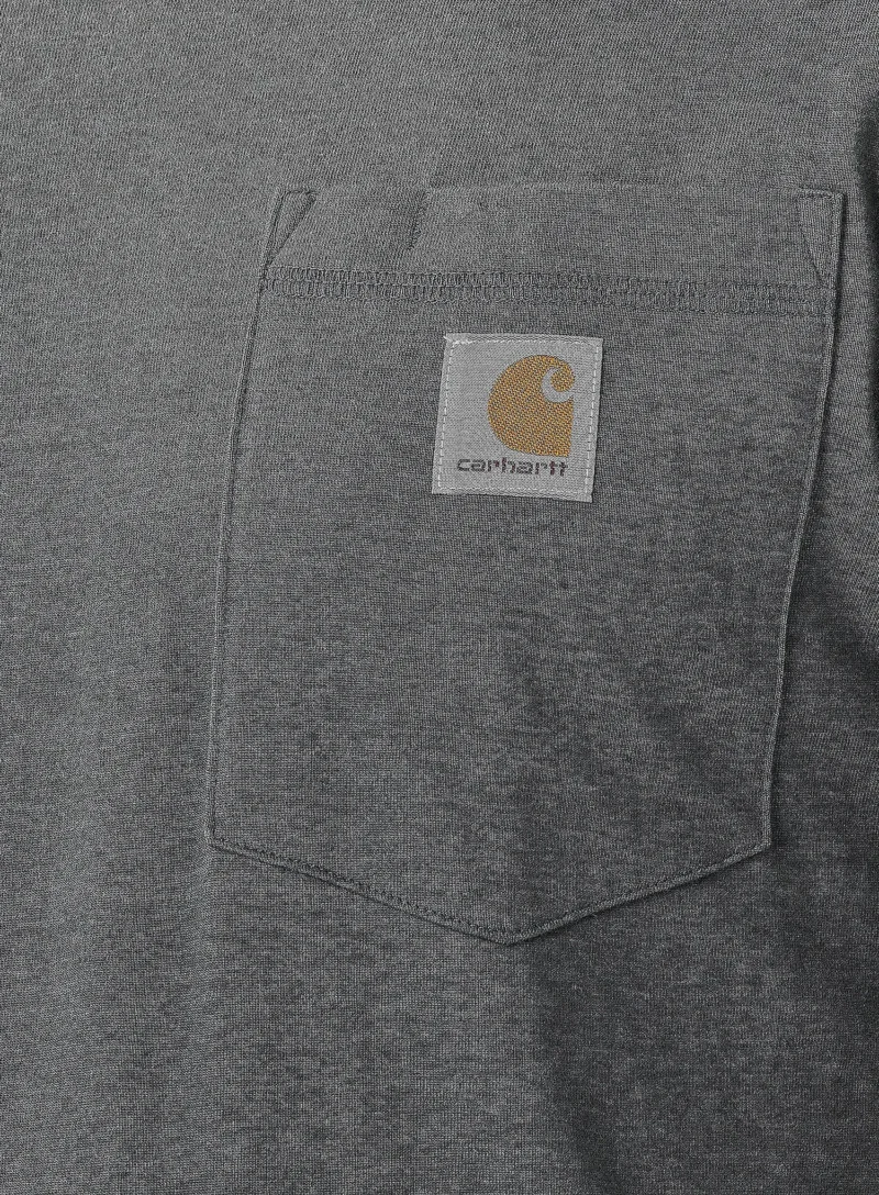 Preţ Tricou maneca lunga Carhartt Force Flex Pocket T-Shirt L/S - carbon heather