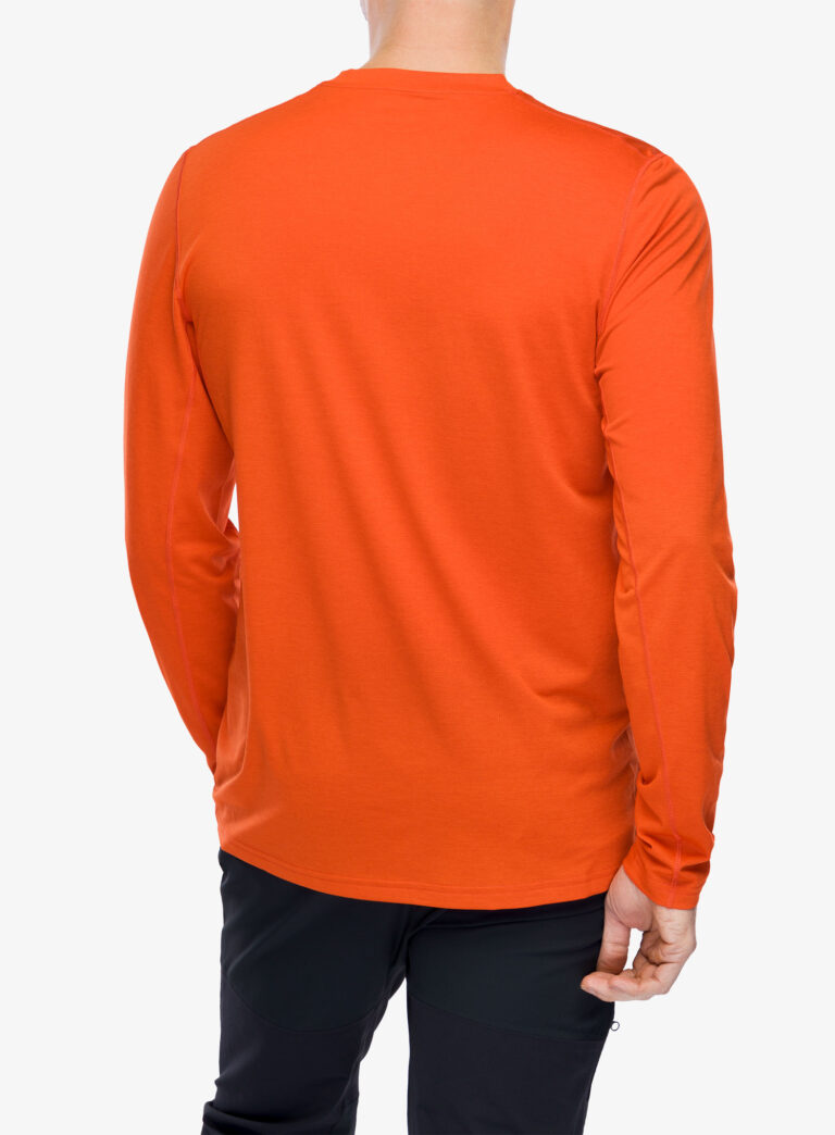 Tricou maneca lunga Fjallraven Abisko Day Hike LS - flame orange preţ