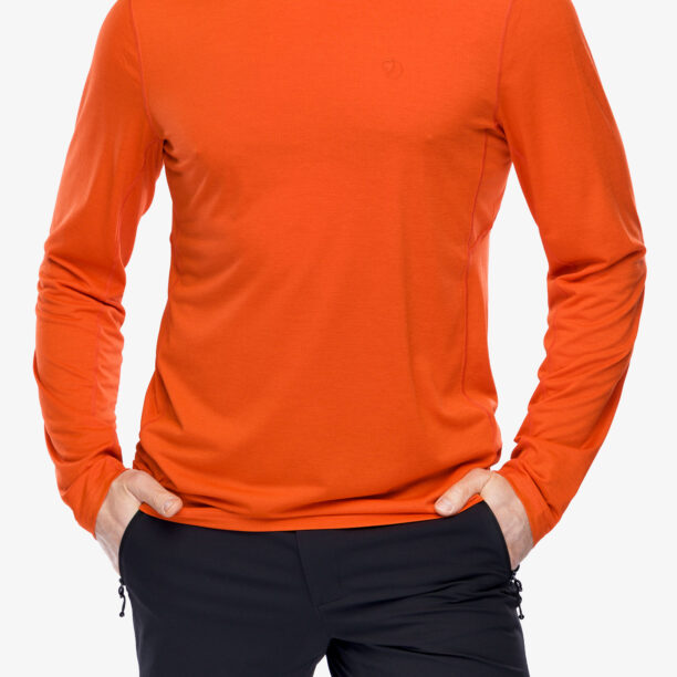 Cumpăra Tricou maneca lunga Fjallraven Abisko Day Hike LS - flame orange