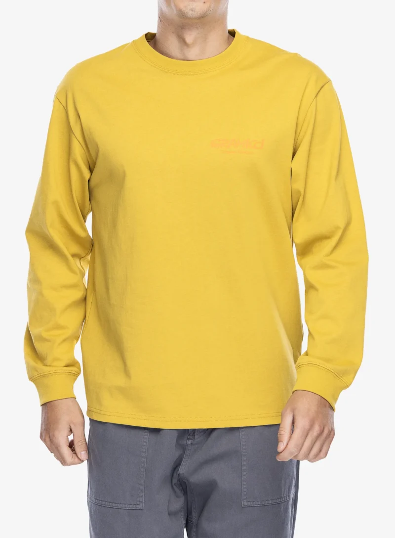 Tricou maneca lunga Gramicci Original Freedom LS Tee - deep yellow