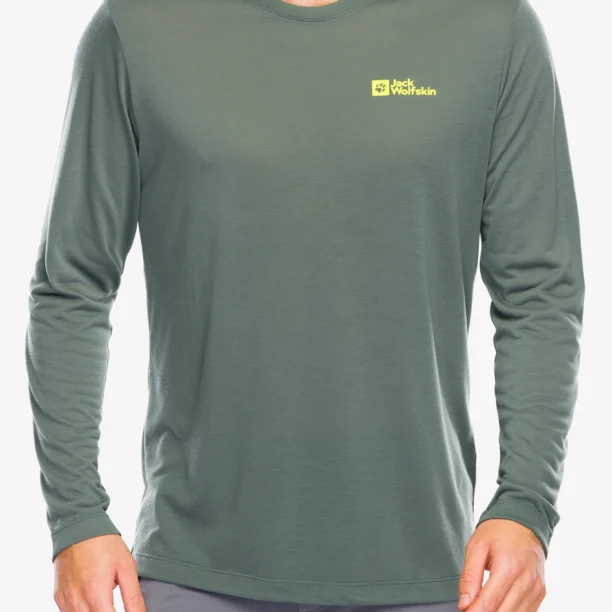 Tricou maneca lunga Jack Wolfskin Vonnan LS T - slate green