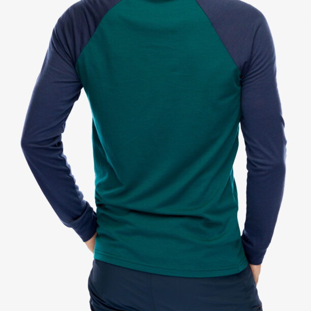 Preţ Tricou maneca lunga Mons Royale Icon Raglan - evergreen/midnight