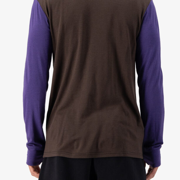 Tricou maneca lunga Mons Royale Yotei LS - violet/cedar/black preţ