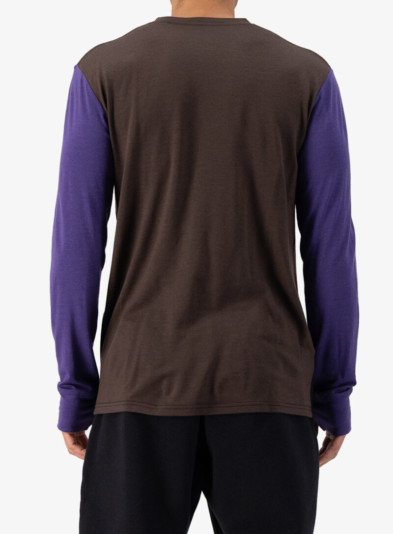 Tricou maneca lunga Mons Royale Yotei LS - violet/cedar/black preţ