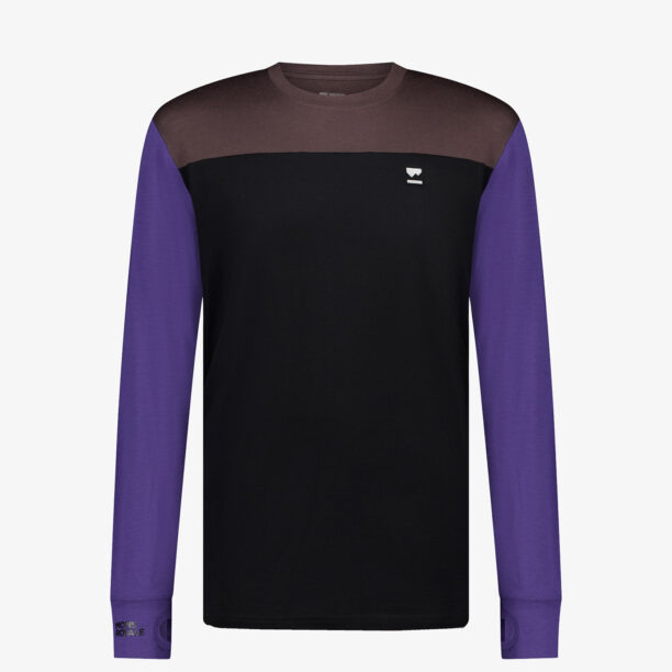 Cumpăra Tricou maneca lunga Mons Royale Yotei LS - violet/cedar/black