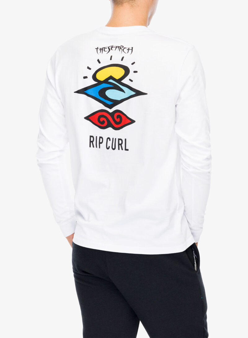 Preţ Tricou maneca lunga Rip Curl Search Icon L/S Tee - white/white