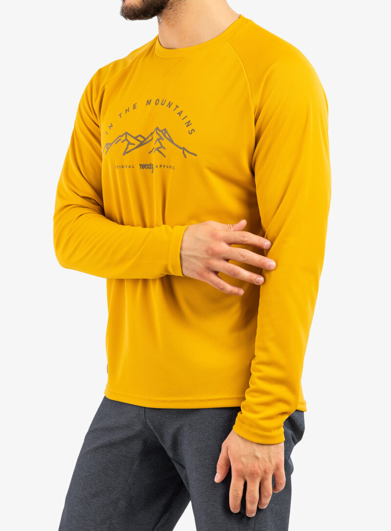 Original Tricou maneca lunga Rocday Mount - yellow