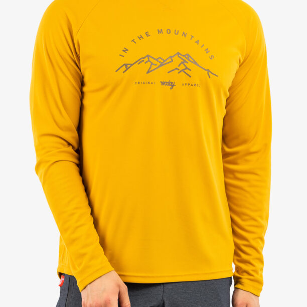 Tricou maneca lunga Rocday Mount - yellow