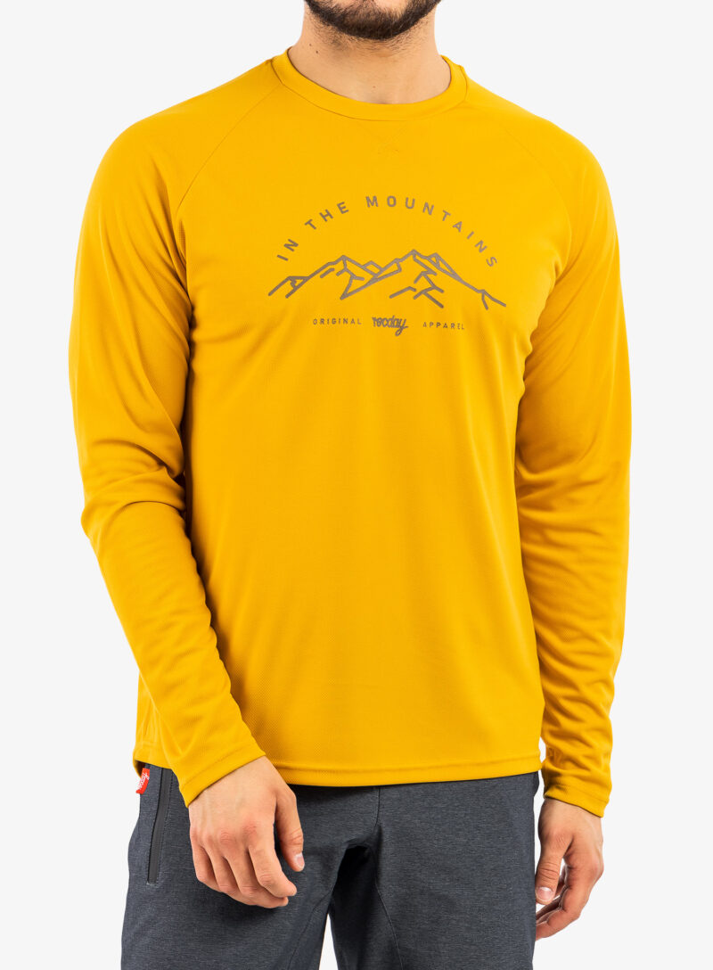 Tricou maneca lunga Rocday Mount - yellow