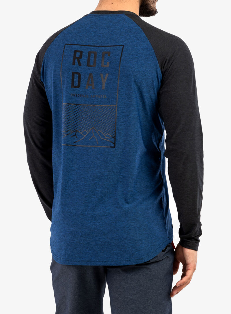 Tricou maneca lunga Rocday Stage - black/blue preţ