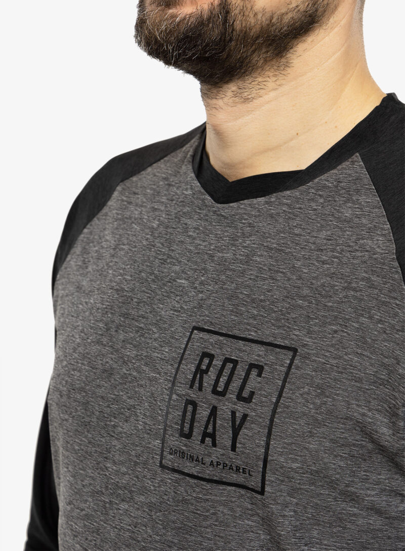 Original Tricou maneca lunga Rocday Stage - black/grey