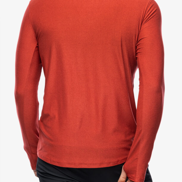 Tricou maneca lunga Royal Robbins Amp Lite Crew L/S - brick red htr preţ