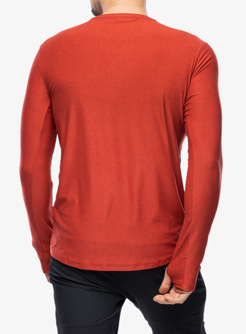 Tricou maneca lunga Royal Robbins Amp Lite Crew L/S - brick red htr preţ