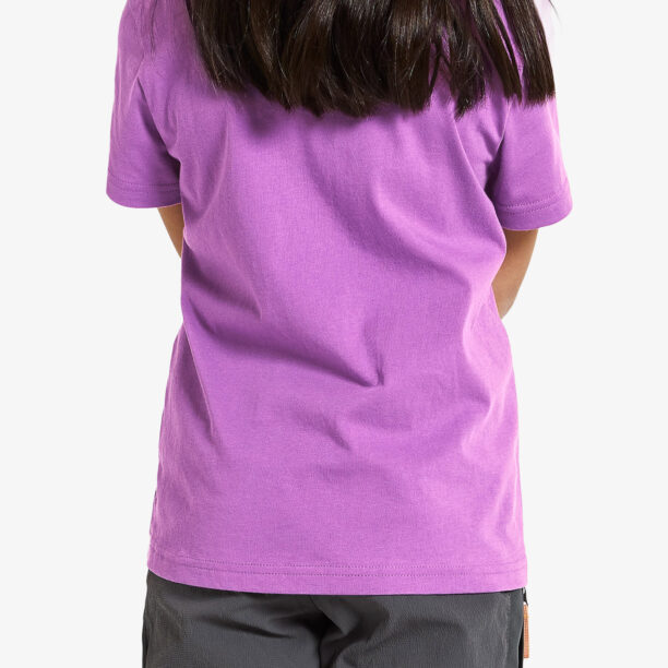 Tricou pentru copii Didriksons Mynta T Exp 2 - tulip purple preţ