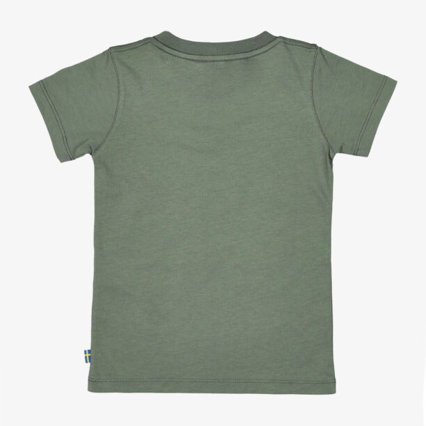 Tricou pentru copii Fjallraven Kids Forest Findings T-shirt - patina green preţ