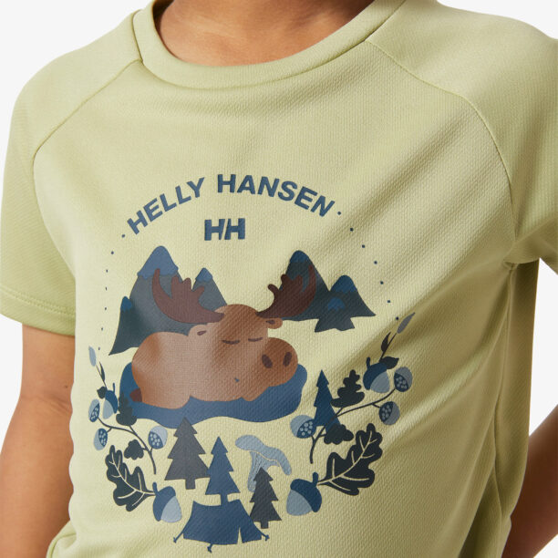 Cumpăra Tricou pentru copii Helly Hansen Marka T-Shirt - matcha