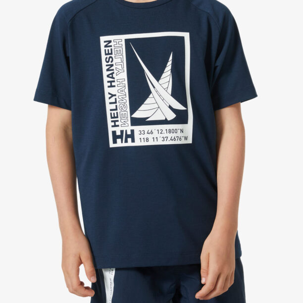 Tricou pentru copii Helly Hansen Port T-Shirt - navy