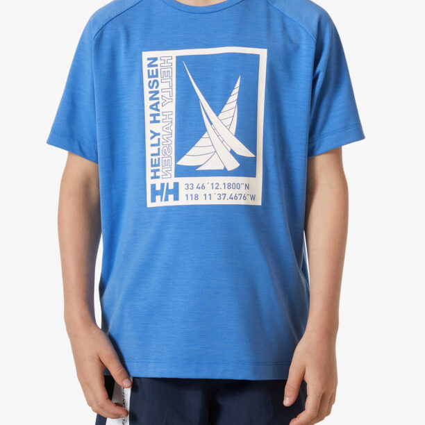 Tricou pentru copii Helly Hansen Port T-Shirt - ultra blue