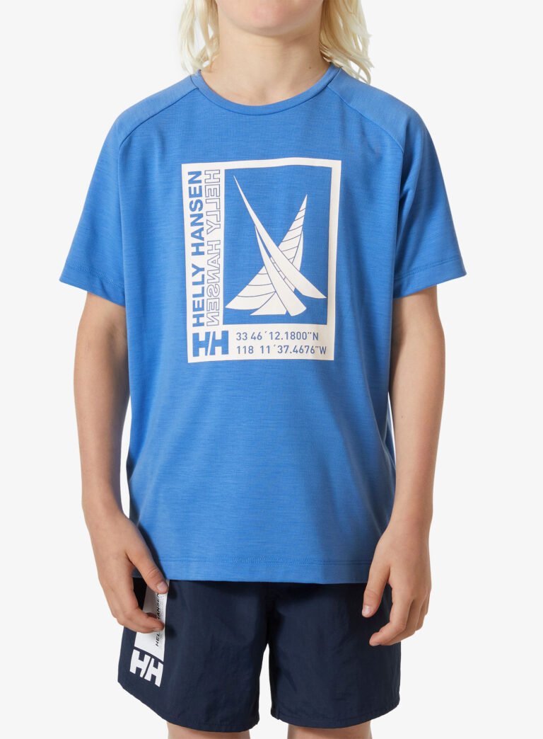 Tricou pentru copii Helly Hansen Port T-Shirt - ultra blue