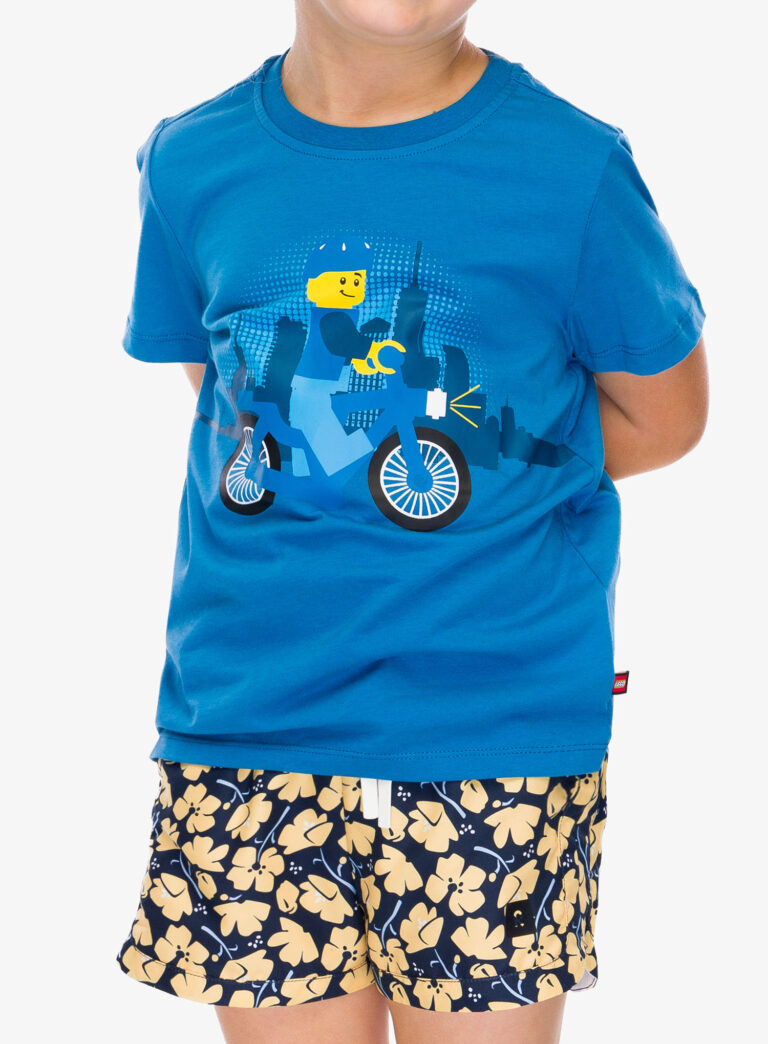 Tricou pentru copii LEGO LW Tano 210 - middle blue