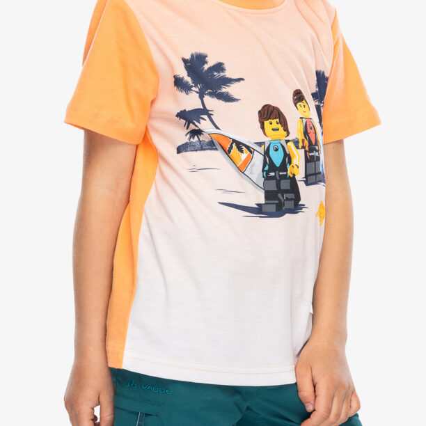 Cumpăra Tricou pentru copii LEGO LW Tano 309 - peach orange