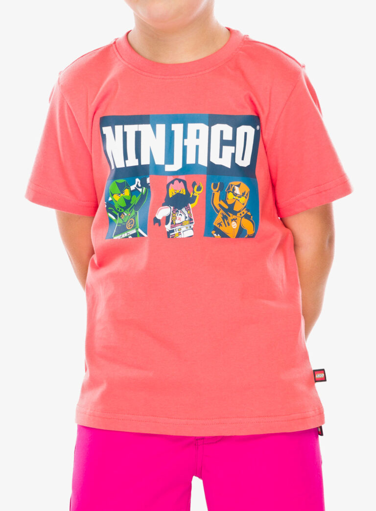 Tricou pentru copii LEGO LW Tano 315 - coral red