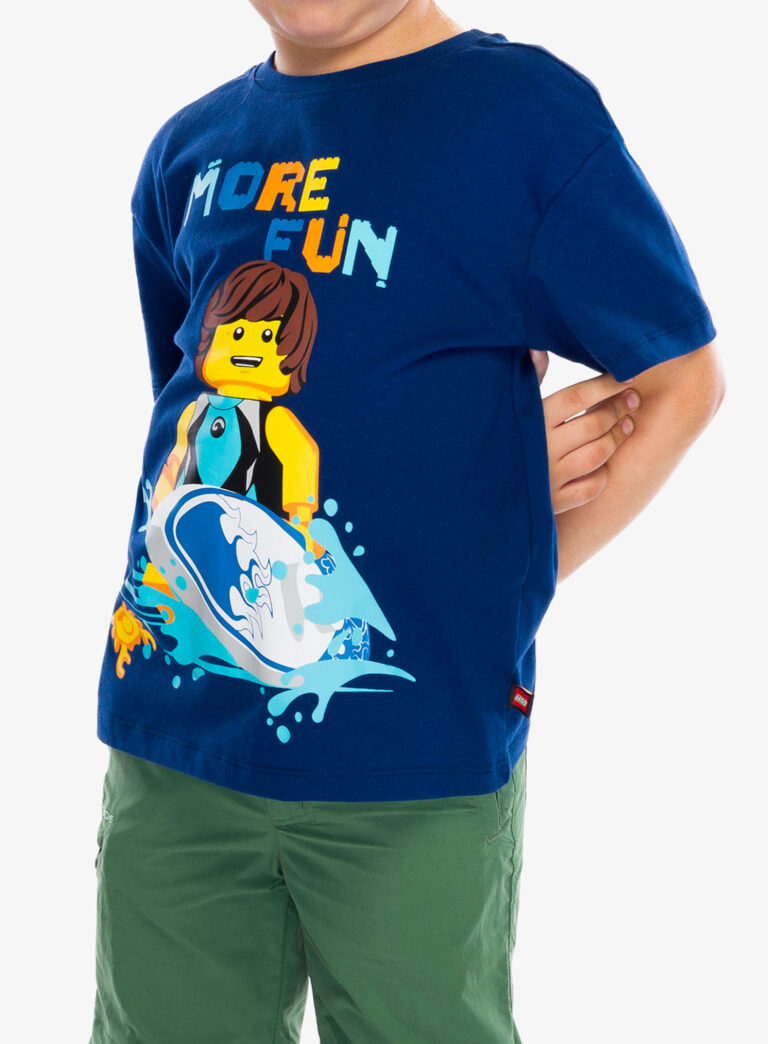 Tricou pentru copii LEGO LW Tano 317 - dark blue