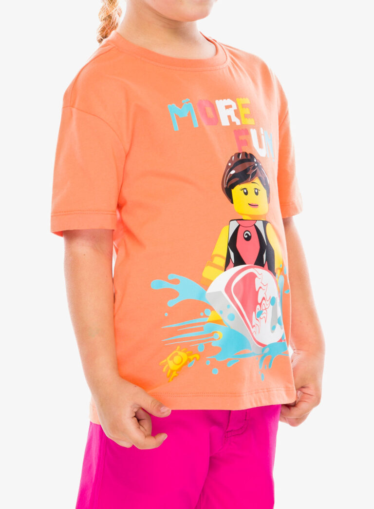 Cumpăra Tricou pentru copii LEGO LW Tano 317 - peach orange