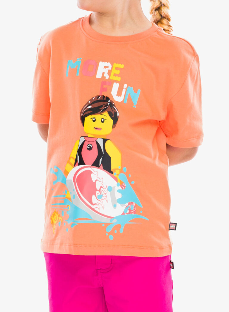 Tricou pentru copii LEGO LW Tano 317 - peach orange