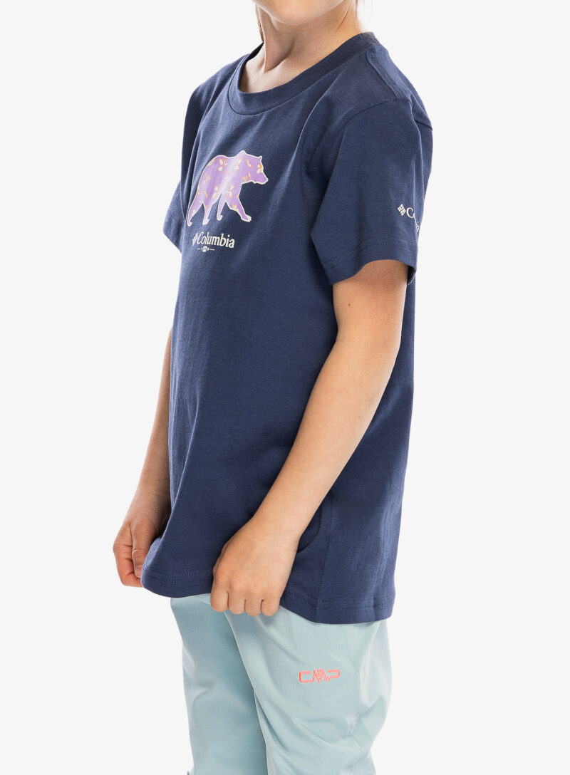 Preţ Tricou pentru fete Columbia Bessie Butte SS Graphic Tee - nocturnal/bearly-cyanofrond