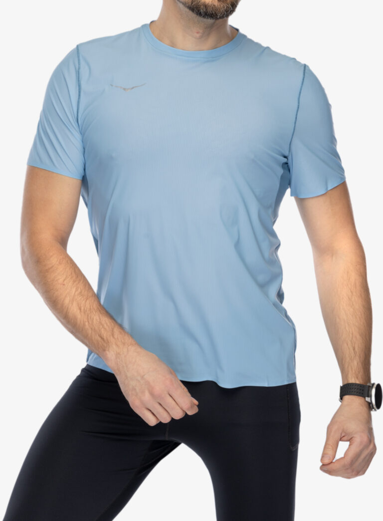 Tricou sport de antrenament Hoka Performance Run Short Sleeve - dusk