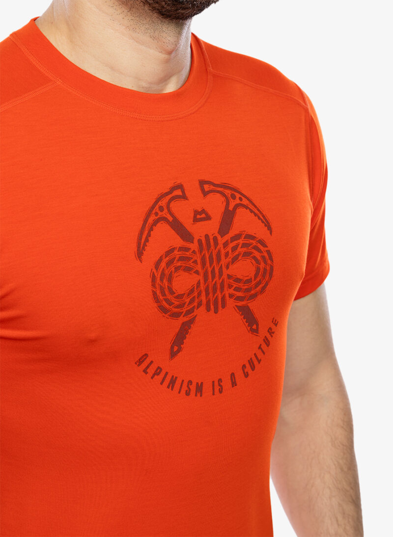 Original Tricou sport de antrenament Mountain Equipment Headpoint Alpinism Tee - cardinal orange