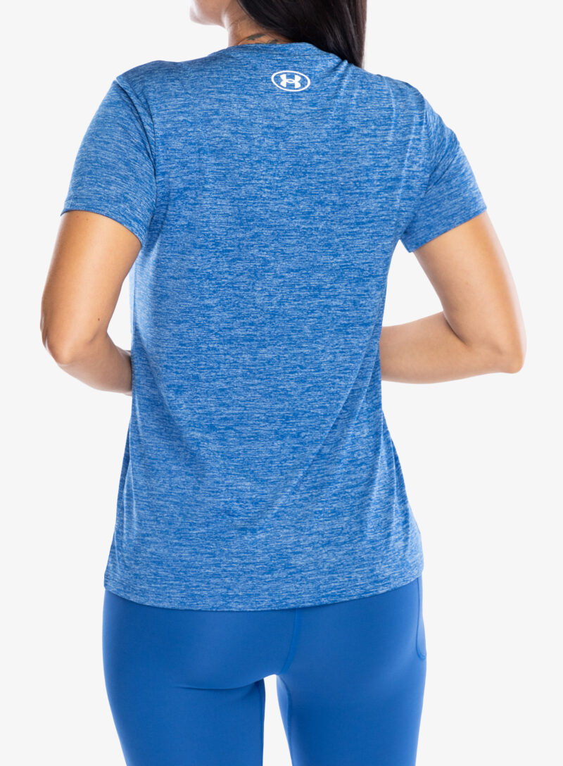 Tricou sport femei Under Armour UA Tech Twist SS - tech blue/white preţ