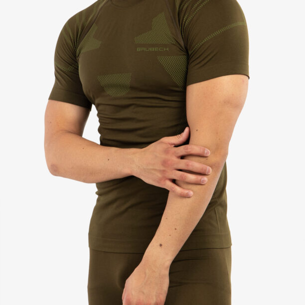 Tricou termic de corp barbati Brubeck Ranger Protect - khaki