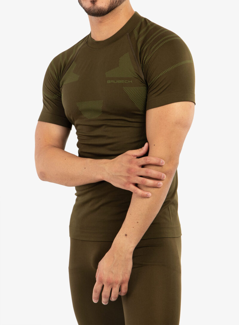 Tricou termic de corp barbati Brubeck Ranger Protect - khaki