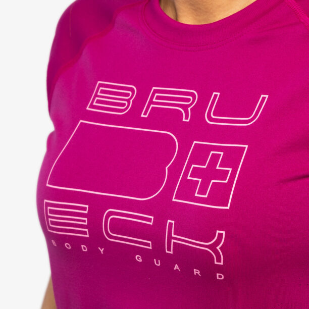 Original Tricou termic femei Brubeck Aerate SS - fuchsia