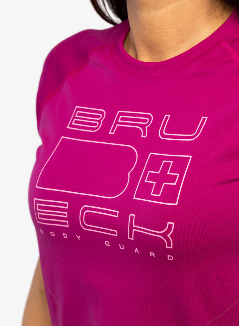 Original Tricou termic femei Brubeck Aerate SS - fuchsia