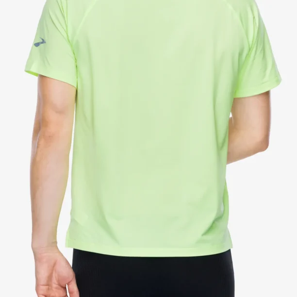 Tricou uscare rapida Brooks Atmosphere Short Sleeve 2.0 - lime/elevate preţ