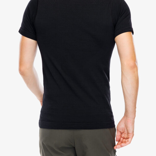 Tricou uscare rapida Brubeck Outdoor Wool Pro T-Shirt - black preţ